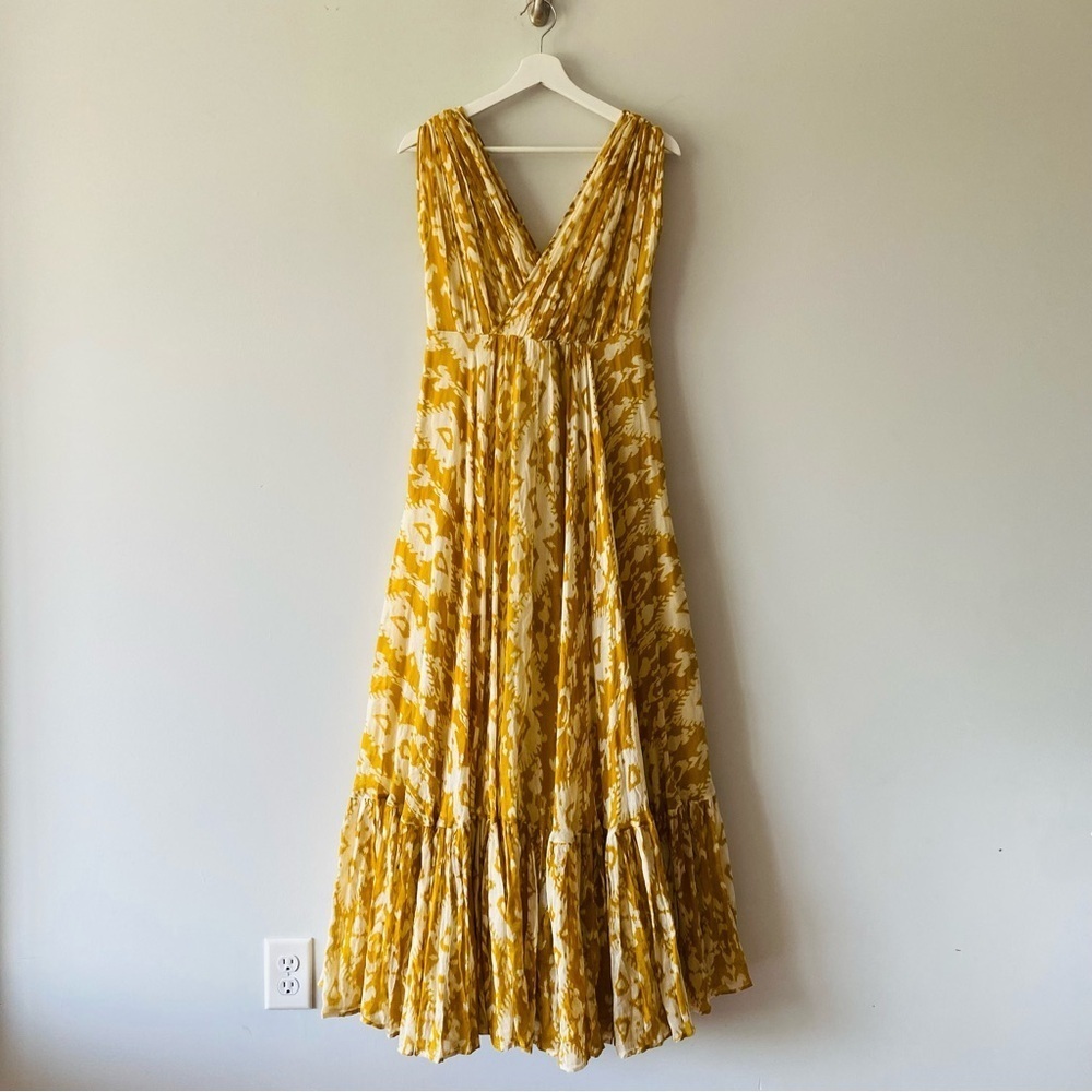 Mes Demoiselles Samarcande Ikat Print Cotton Dress Size 6​​​​ - Picture 4 of 12